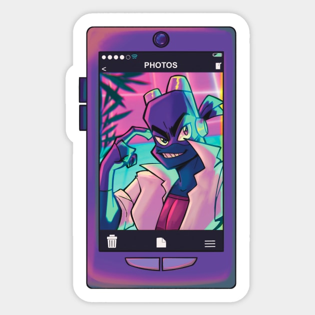 Purple Sticker by miniyuna